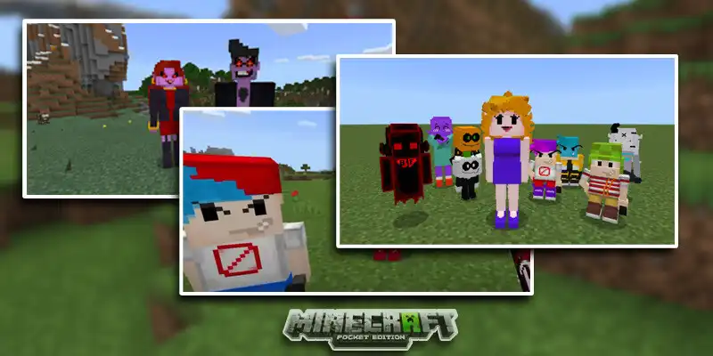 Play FridayNight Funkin Minecraft as an online game FridayNight Funkin Minecraft with UptoPlay