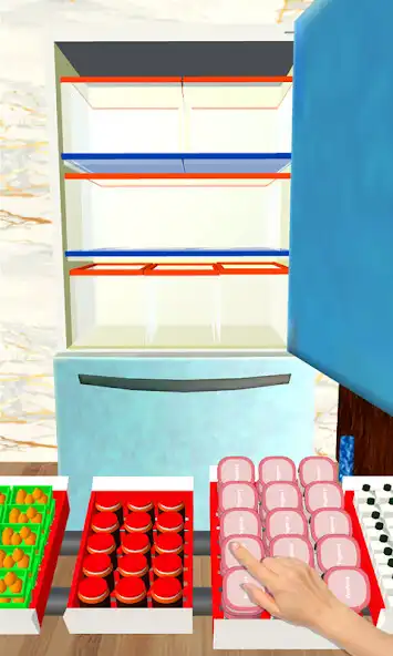 Play Fridge and shelves Organizer as an online game Fridge and shelves Organizer with UptoPlay