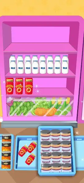 Play Fridge Organizer Game: Restock as an online game Fridge Organizer Game: Restock with UptoPlay