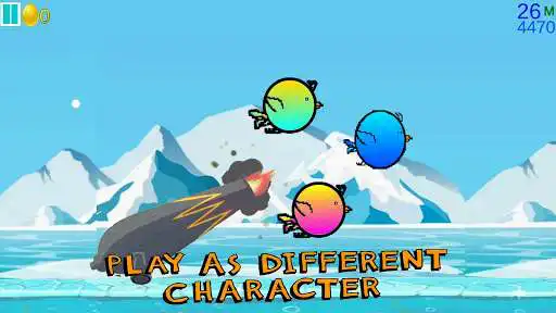 Play Fried - Flappy as an online game Fried - Flappy with UptoPlay
