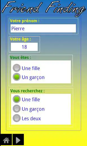 Play Friend Finding as an online game online Friend Finding with UptoPlay com.LogOvoide.Friend_Finding Play Friend Finding as an online game Friend Finding with UptoPlay