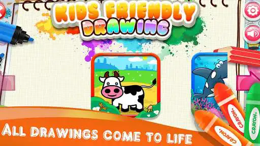 Play Friendly Drawing For Kids  and enjoy Friendly Drawing For Kids with UptoPlay