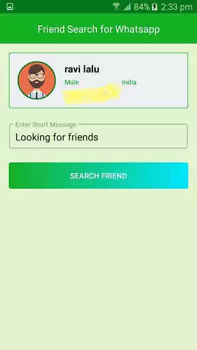 Play Friend Search for WhatsApp as an online game Friend Search for WhatsApp with UptoPlay
