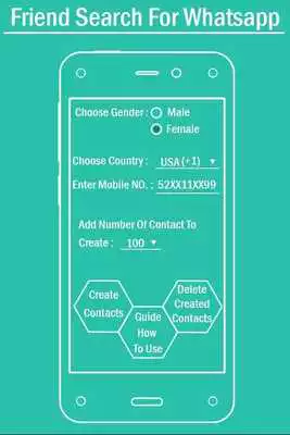 Play Friend Serach For Whatsapp - Girls Number Tracker