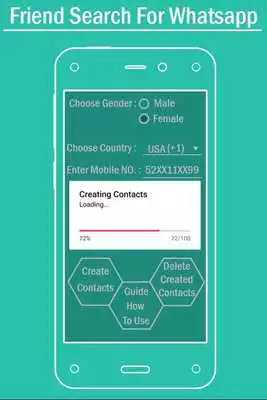 Play Friend Serach For Whatsapp - Girls Number Tracker