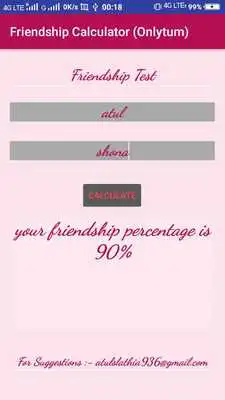 Play Friendship calculator(Onlytum)