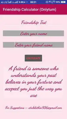 Play Friendship calculator(Onlytum)