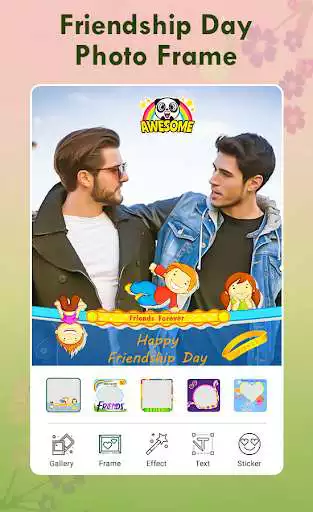 Play FriendshipDay PhotoFrame as an online game FriendshipDay PhotoFrame with UptoPlay