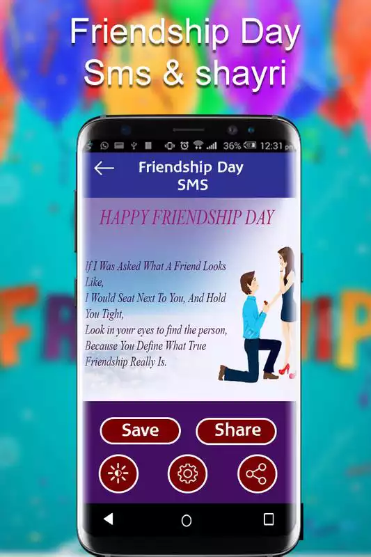 Play Friendship Day SMS, Shayari  Status 2018