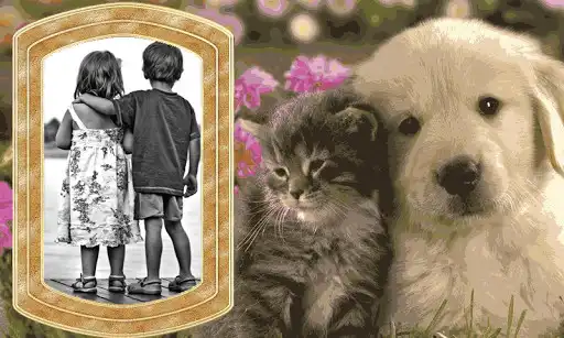 Play Friendship Frames Photo Editor as an online game Friendship Frames Photo Editor with UptoPlay