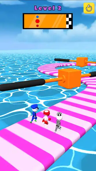 Play Friends Squad Racing Rush 3d as an online game Friends Squad Racing Rush 3d with UptoPlay