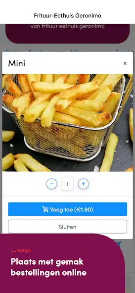 Play Frituur Eethuis Geronimo as an online game Frituur Eethuis Geronimo with UptoPlay