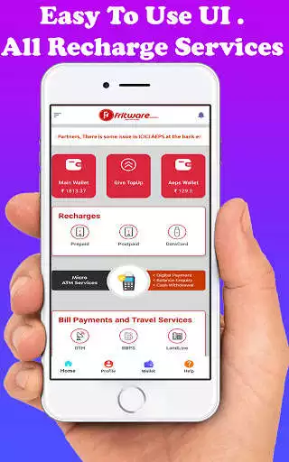 Play Fritware- AEPS, DMR, RECHARGE, TRAVEL, mPOS, mATM  and enjoy Fritware- AEPS, DMR, RECHARGE, TRAVEL, mPOS, mATM with UptoPlay