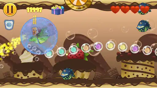 Play Frog Candys: Yum-Yum as an online game Frog Candys: Yum-Yum with UptoPlay