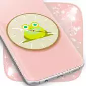 Free play online Frog Clock Live Wallpaper APK