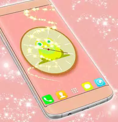 Play Frog Clock Live Wallpaper