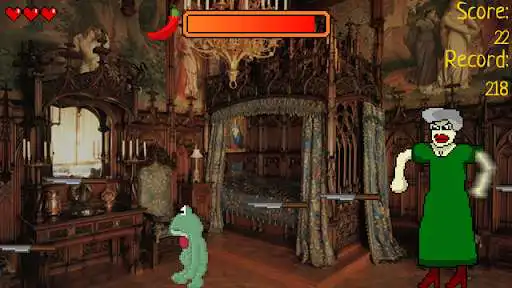 Play Froggy vs. Mother-in-law  and enjoy Froggy vs. Mother-in-law with UptoPlay