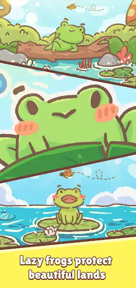 Play Frog Idle - Lazy Kaeru as an online game Frog Idle - Lazy Kaeru with UptoPlay