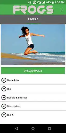 Play APK Frogs - Free Dating  and enjoy Frogs - Free Dating with UptoPlay com.bunneytec.frogs