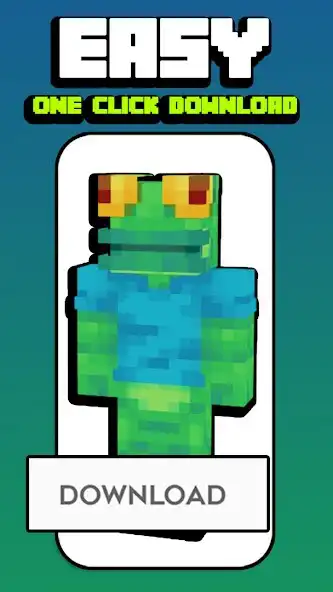 Play Frog Skin For Minecraft PE as an online game Frog Skin For Minecraft PE with UptoPlay