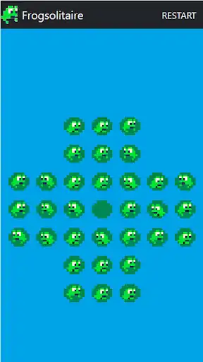 Play Frog Solitaire  and enjoy Frog Solitaire with UptoPlay