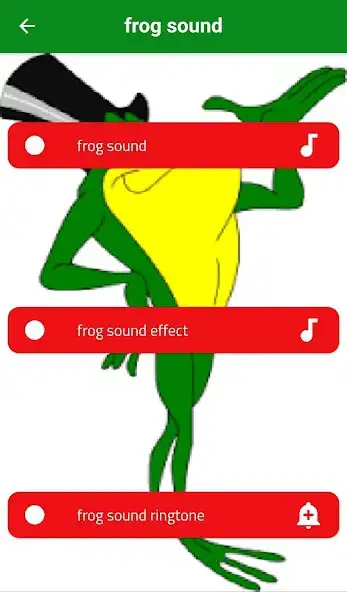 Play Frog sound as an online game Frog sound with UptoPlay