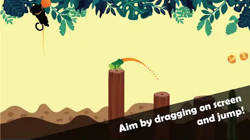 Play Frogy: aim and jump  and enjoy Frogy: aim and jump with UptoPlay