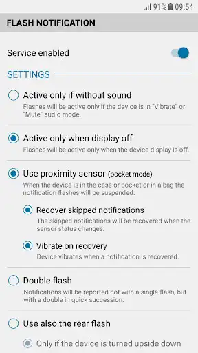 Play FrontFlash Notification