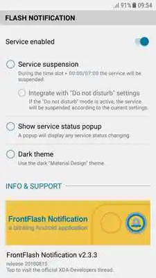 Play FrontFlash Notification