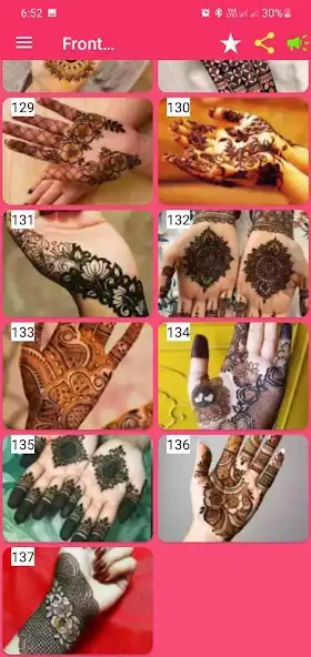 Play Front full hand mehndi design as an online game Front full hand mehndi design with UptoPlay
