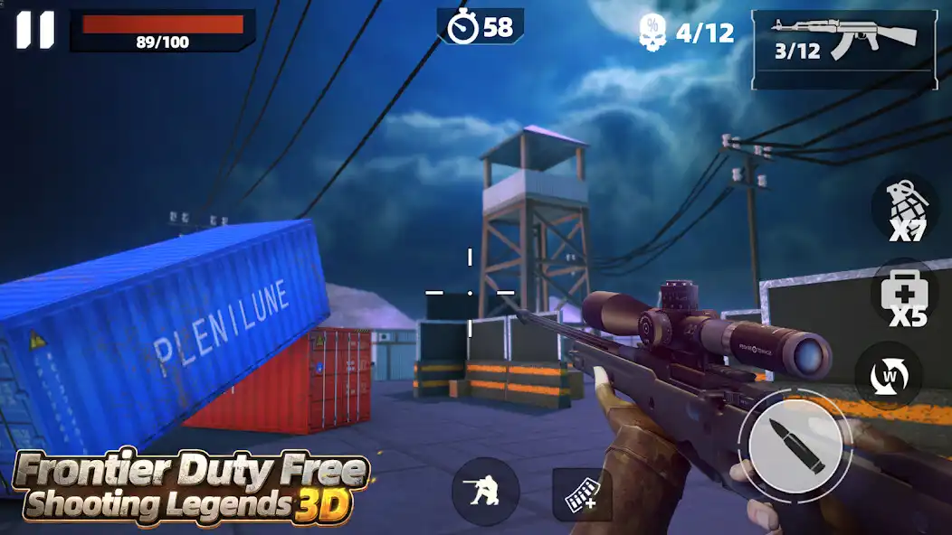 Play Frontier 3D Shooting Legends as an online game Frontier 3D Shooting Legends with UptoPlay