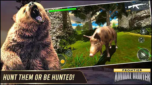 Play Frontier Animal Hunter - Hill Hunting games 2020 as an online game Frontier Animal Hunter - Hill Hunting games 2020 with UptoPlay