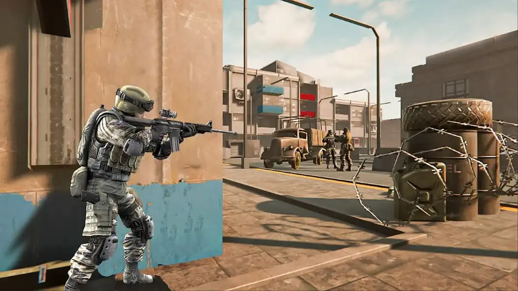 Play Frontline Assassin Commando as an online game Frontline Assassin Commando with UptoPlay