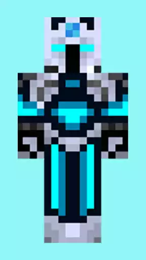 Play Frost Diamond Minecraft Skin as an online game Frost Diamond Minecraft Skin with UptoPlay