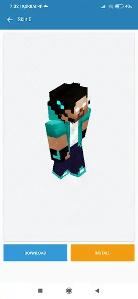 Play Frost Diamond Skin MinecraftPE as an online game Frost Diamond Skin MinecraftPE with UptoPlay