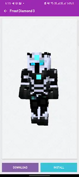 Play Frost Diamond Skin Minecraft  and enjoy Frost Diamond Skin Minecraft with UptoPlay