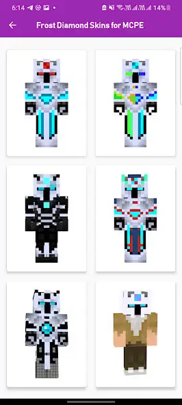 Play Frost Diamond Skin Minecraft as an online game Frost Diamond Skin Minecraft with UptoPlay