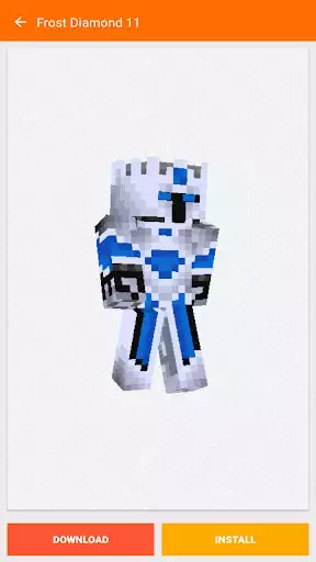 Play Frost Diamond Skins for MCPE as an online game Frost Diamond Skins for MCPE with UptoPlay