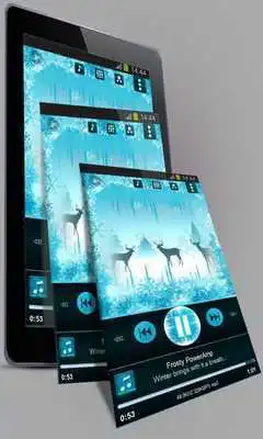 Play Frosty Poweramp Skin