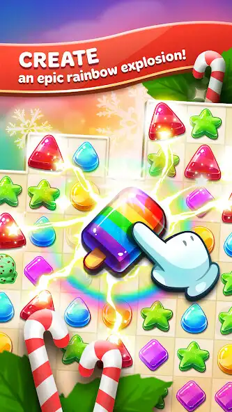 Play Frozen Frenzy Mania – Match 3 as an online game Frozen Frenzy Mania – Match 3 with UptoPlay