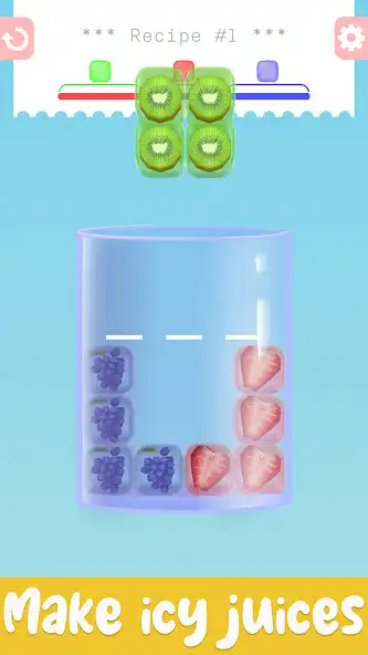 Play Frozen Fruit Blocks: Ice Juice  and enjoy Frozen Fruit Blocks: Ice Juice with UptoPlay