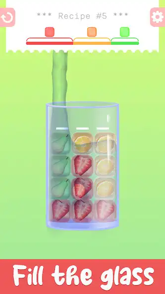 Play Frozen Fruit Blocks: Ice Juice as an online game Frozen Fruit Blocks: Ice Juice with UptoPlay