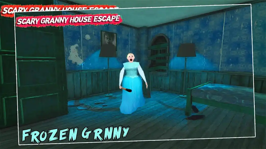 Play Frozen Granny  Ice Grandpa 5 as an online game Frozen Granny  Ice Grandpa 5 with UptoPlay