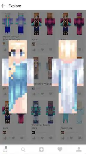 Play Frozen Skins And Mods as an online game Frozen Skins And Mods with UptoPlay