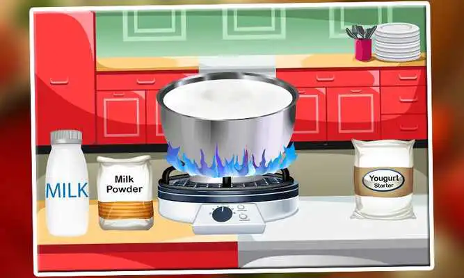 Play Frozen Yogurt Maker  Cooking