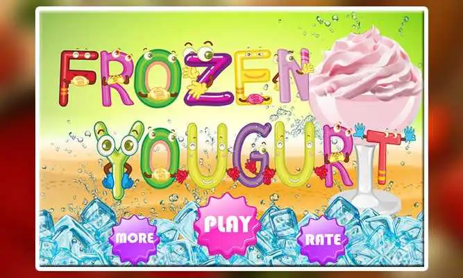 Play Frozen Yogurt Maker  Cooking