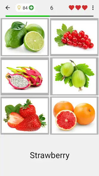 Play Fruit and Vegetables - Quiz as an online game Fruit and Vegetables - Quiz with UptoPlay