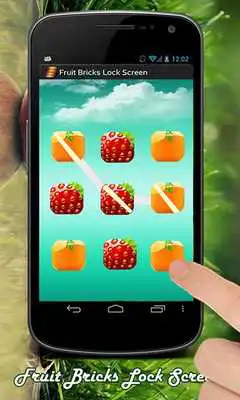Play Fruit Bricks Lock Screen