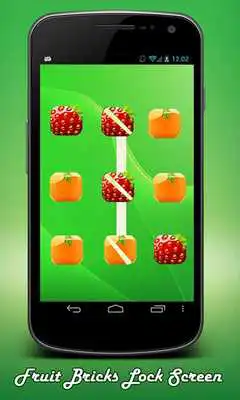 Play Fruit Bricks Lock Screen
