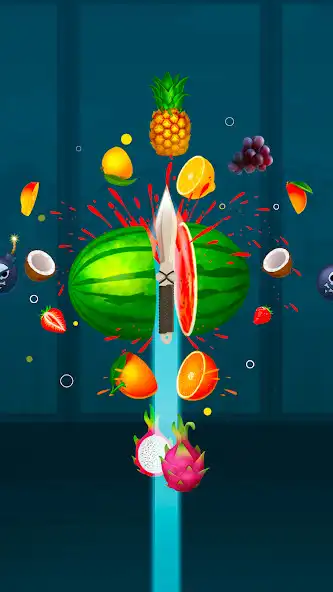 Play Fruit Dart - Fruit Cut Game as an online game Fruit Dart - Fruit Cut Game with UptoPlay